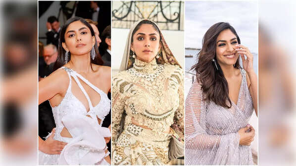 <strong>Cannes 2023: Mrunal Thakur proves to be a woman of blue blood, just like Sita!</strong>