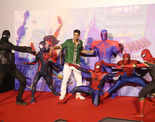 Shubman Gill turns Spiderman at the Hindi trailer launch of 'Spider-Man: Across the Spider-Verse'