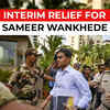 Article image for: Bribery case: Bombay High Court extends <i class="tbold">interim relief</i> to Sameer Wankhede till June 8