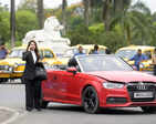 Chiranjeevi and Tamannaah Bhatia shoot near Victoria Memorial