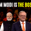 Article image for: When Aussie PM <i class="tbold">anthony albanese</i> says PM Modi is the boss!