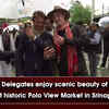 Article image for: J&K: <i class="tbold">g20</i> Delegates enjoy scenic beauty of Kashmir, visit historic Polo View Market in Srinagar