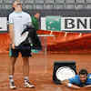 Article image for: Hugo Nys imitates swimming in rain-marred <i class="tbold">italian open</i> trophy presentation