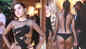 Urfi Javed covers her modesty with dragon in black sheer dress