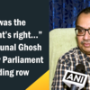 Article image for: “It was the President’s right…” TMC’s <i class="tbold">kunal ghosh</i> over new Parliament Building row