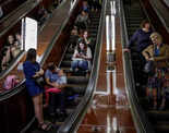 Russia-Ukraine War: Kyiv residents take shelter in subway stations amid Russian air strikes