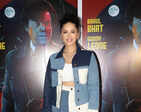 ​Sunny Leone, Vijay Varma, and Manoj Bajpayee attend the screening of the movie Kennedy​