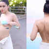 Article image for: <i class="tbold">urfi javed</i> covers her modesty with fake hands; netizens says, 'Ye haath mujhe dede thakur'