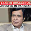 Article image for: Pakistan Tehreek-e-Insaf president Chaudhry Pervez Elahi dragged by security personnel and arrested outside his residence
