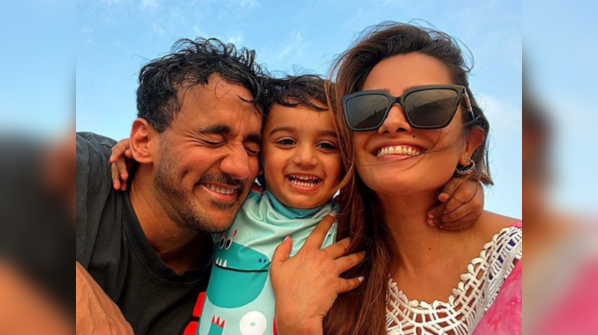 Anita Hassanandani and Aaravv