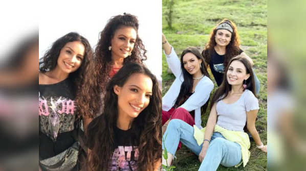Kavita Ghai and her daughters
