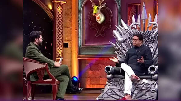 Inviting Raj Thackrey as his first guest