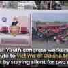 Article image for: Youth Congress workers pay tribute to victims of Balasore train accident, demand resignation of <i class="tbold">vaishnaw</i>