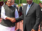 Defence Minister Rajnath Singh holds bilateral talks with US Defence Secretary Lloyd Austin