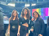 Priyanka Chopra and her mother attend Beyoncé's concert