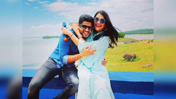Lovey-dovey pics of Uday Pratap Singh and Anamika Chakraborty
