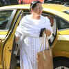 Madhuri Sanjeev steps down from her car
