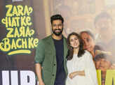 Vicky Kaushal & Sara Ali Khan step out in style  to celebrate the success of Zara Hatke Zara Bachke