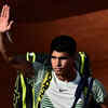 Article image for: <i class="tbold">alcaraz</i> waves off as leaves the court