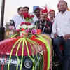 Article image for: Rajasthan: Groom takes out unique ‘baraat’ of 200 people with fleet of 51 tractors
