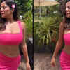 Article image for: <i class="tbold">kate sharma</i> drops a video wearing a pink swimsuit
