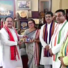 Article image for: Tripura: JP Nadda meets Singer Tithi Debbarman in <i class="tbold">agartala</i>