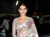 Star cast Saif Ali Khan, Kriti Sanon, Sunny Singh attend the screening of 'Adipurush'
