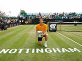 Nottingham Open 2023: Andy Murray beats Arthur Cazaux in straight sets to win 2nd consecutive grasscourt title, see pictures