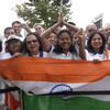 Chants of 'Bharat mata ki jai' at UN Headquarters lawns in New York, ahead of PM Modi-led Yoga event