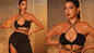 'Sexy In My Dress' promotion: Nora Fatehi oozes hotness in black cut-out outfit with plunging neckline and a thigh-high slit