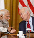 ​Joe Biden and Narendra Modi look forward to US-India partnership​