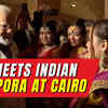 Article image for: Watch: PM Narendra Modi arrives at Cairo hotel to rousing welcome from Indian diaspora