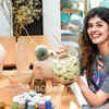 Article image for: Exclusive Pics! <i class="tbold">Sanjana Sanghi</i> tries her hand at pottery, says it’s therapeutic