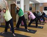 ​International Yoga Day: Pregnant women gather to practice yoga birthing an ancient technique