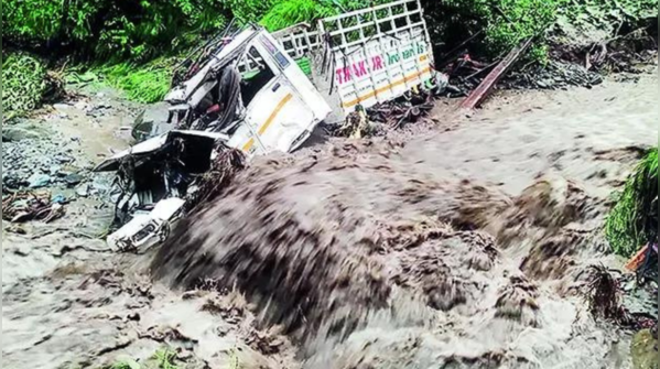 Flash floods, landslides in Himachal