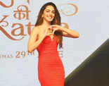 Kiara Advani left us smitten in a red knit dress at Satyaprem Ki Katha musical concert