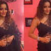 Article image for: Monalisa shares a hilarious video in a beautiful <i class="tbold">black saree</i>