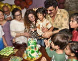 Vandana and Rajesh Khattar host a unique jungle and pool theme birthday party for son Yuvaan Vanraj Khattar