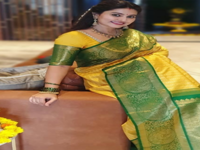 Epic ways to style silk sarees like Sneha