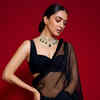 Article image for: <i class="tbold">black saree</i>