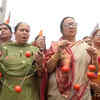 Article image for: MP: Congress women workers hold protest over rising inflation in Bhopal