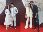 ​Kiara Advani, Kartik Aaryan attend the screening of 'Satyaprem Ki Katha'​