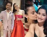 ​Kangana Ranaut and Avneet Kaur make heads turn in a strapless dress at the success party of Tiku Weds Sheru​