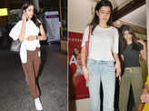 ​#ETimesSnapped: From Janhvi Kapoor to Shanaya Kapoor-Suhana Khan, paparazzi pictures of your favourite celebs