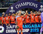 Pictures from SAFF Championship 2023 final as India beat Kuwait to lift title
