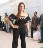 Huma Qureshi stuns in an all-black ensemble at Tarla promotions