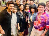 Kartik Aaryan and team of Satyaprem Ki Katha celebrate Warda Khan's birthday