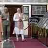 Article image for: PM Modi arrives at Gita Press in Gorakhpur for Centenary celebrations, takes tour