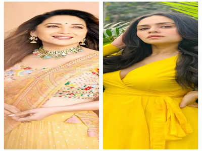 Actresses who stunned in a yellow saree