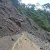 Mandi-Manali road via Kandi Kataula is blocked near IIT Kamand Ghoda Farm